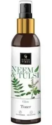 GOOD VIBES Glow Toner - Neem & Tulsi Men & Women (120 ml)