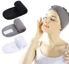 3Pcs Facial Spa Headband Makeup Shower Bath Wrap Sport Headband Stretch Towel