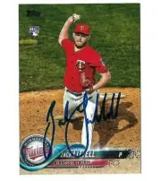 Minnesota Twins ZACK LITTELL Signed 2018 Topps Update Card #US91