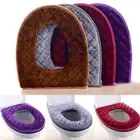 Bathroom Closestool Toilet Seat Cover Soft Pad Cushion Warm Mat n e Winter 9CF9