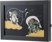 Chatani 500-201 LED Art Board, Fujin and Thunder God, W 9.6 x D 1.4 x H 7.1 inches (24.5 x 3.5 x 18 cm), LED Art Board Collection