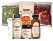 Honey Baked Ham Soup Mix and Sauce Bundle w/Harper & Ivy Magnetic Shopping List