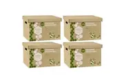 4pc Marbig Standard Archive Documents Files Storage Cardboard Box Moving w Lid