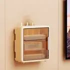 1 Set Router Storage Container Multi-layer Space-saving Wall Mounted Wireless