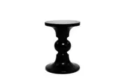 Rayell Braque 39cm Mango Wood Timber Side Table Bed Home Furniture Decor Black