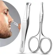 Nose Hair Trimmer for Men, Nasal Hair Tweezers for Women, Small Scissors for Hai