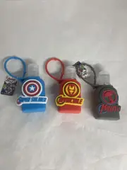 Set of 3 Silicon Carrying Case for Mini 1 oz Hand Sanitation Marvel Avengers