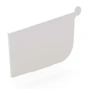 SA NEW Stratco Quad Gutter 125 Stop End Gull Grey