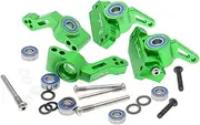 RC Alloy Caster Block&Steering Blocks&Rear Stub Axle Carriers for Traxxas 1/10 2WD Slash, Stampede, Rustler, Nitro Slash-Replaces Part 3736 3632 3752