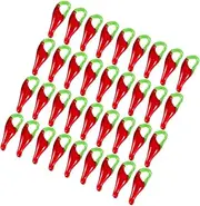 [PERSELOSO] Diy Jewelry Charms 100pcs Mini Chili Pepper Beads Glass Bead Necklace Pendant Pepper Shape Charm Bracelet Earring Keychain
