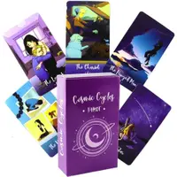 在飛比找蝦皮購物優惠-♞Cosmic Cycles Tarot 宇宙循環塔羅牌全英