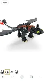 Toothless Dragon Train Building Block Set, Animal Dragon Figure Model Toys, Coll