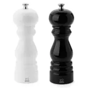NEW Peugeot Paris Salt & Pepper Mill Black & White Set 2pce