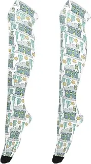 [Caihoyu] Over Knee Tights Socks for Women Comfortable Long Boot Stockings Novelty Over Knee High Socks for formal Events Winter (23), Winter (23)
