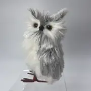 Northpole Trading Snow Owl Hoot Gray White Table Top Decoration Ornament