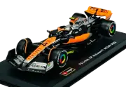 BBURAGO McLAREN FORMULA 1 MCL60 #4 NORRIS 38088 1:43 F1 WITH PLASTIC CASE NEW