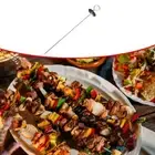 Kabob Skewer for Grilling BBQ Accessory 15 in Grill Skewers Barbecue Fork for