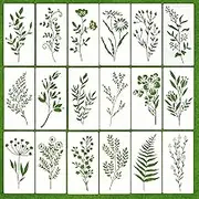 Garden Fence Large Flower Stencils for Painting, Reusable Wall Stencils for Crafts (C)