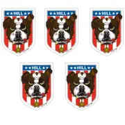 Powell Peralta Skateboard Sticker Frankie Hill Bulldog 3" x 4.8" 5-Pack Bulk Lot