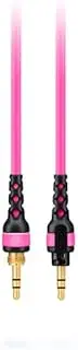 RØDE NTH-Cable for NTH-100 Headphones, 2.4m / 8ft Long, 3.5mm Male to Male High-Quality Audio Cable with ¼-inch Adaptor Included (Pink)