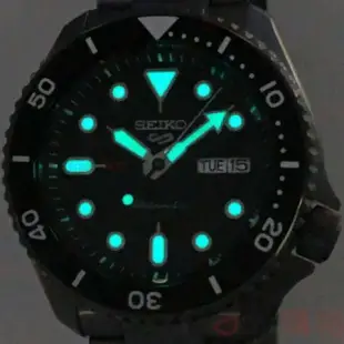 SEIKO 精工 SRPD65K1手錶 鍍黑 水鬼 夜光 手自動上鍊 機械 鋼帶 男錶