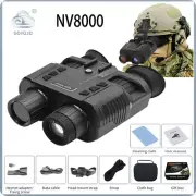 Head Mount Night Vision Binoculars 850nm Hunting Goggles 3D 4K HD Digital Video
