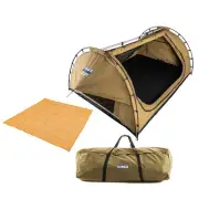 Kings Big Daddy Deluxe Double Swag + Swag Canvas Bag + Mesh Flooring 3mx3m 4WD