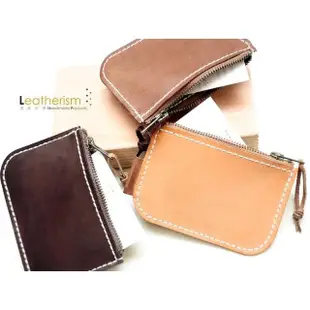 【Leatherism】DIY拉鏈零錢卡片包 材料包(皮革手作 港產皮革 DIY材料包)
