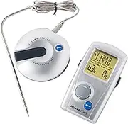Ultranatura BBQ Thermometer Programmable Grilling Options, Wireless Remote Meat Thermometer for Barbecue Grilling, Oven Safe Meat Probe