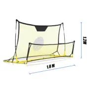 1.8m Soccer Rebounder Net Portable Volley Training Outdoor Football Pass Goal