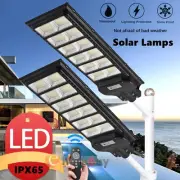 1/2X 1200W LED Solar Motion Sensor Light Bright Garden Outdoor Street Wall Lamp