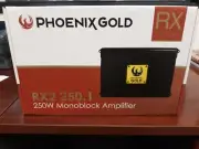 RX2250.1 - Phoenix Gold 250 watt Mono Amplifier with remote subwoofer controler