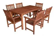 Malay 1.5m 7 Piece Outdoor Dining Set