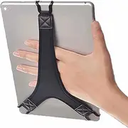 Tablet Hand Strap - Triangular Straps Design Hand Strap Holder | 9-10 Inch Tablets Compatible Security Finger Grip, Tablet Grip Hand Strap, Adjustable Jaws Tablet Hand Band Holder 7.09x4.33inch