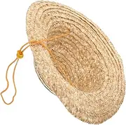 [VALICLUD] for Boys and Girls Baby Beach Hat Toddler Boys Girls Outdoor Woven Sun Khaki