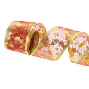 Christmas Tree Ribbon Lights, 6.56Ft Ribbon Lights (Red)
