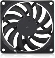2PCS 12V 8010 DC Fan 2 Pin Brushless for PC Computer Hydroponics Cooling, Quiet Operation, Durable for PC, Computer, Hydroponics, Efficient Heat Dissipation