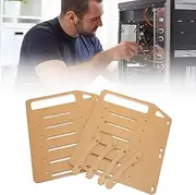 ElgnAura Multi Layer SSD Drive Bays, DIY Hard Drive Bracket, Accurate Mounting Hole Acrylic Hard Disk Rack for Desktop Use (6 Layers)