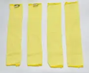 4 Pcs Sperian Sleeve 14" Cut/Burn Resistant Sleeves 1-Ply Yellow Made W/ Kevlar