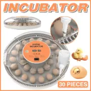 30 Eggs Digital Egg Incubator LED Fully Automatic Turning Chicken Duck Poultry