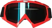 Eyeglasstor Dirt Bike Goggles for Men,Ski Goggles Women and Kids,Motorcycle ATV Goggles Adult Motocross Skiing Snow Goggles(Red)