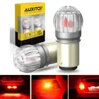 AUXITO BAY15D 1157 P21/5W Red 3030 6 LED Brake Stop Tail Light CANBUS Bulb Globe