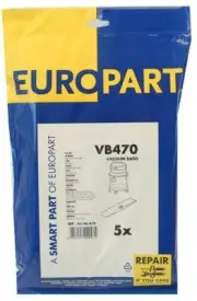 EUROPART - Compatible Rowenta RU11 Vacuum Cleaner Dust Bags 5 Pack