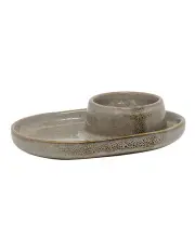 [salt&pepper] Relic Egg Cup 12x8cm in Green Moss