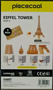 Eiffel Tower Metal Model Kit