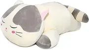 Bettli 23.5" Very Soft Cat Big Hugging Pillow Plush Kitten Kitty Stuffed Animals Gray