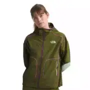 NWT The North Face Trailwear Wind Whistle Jacket Forest Olive Violet Crocus XL