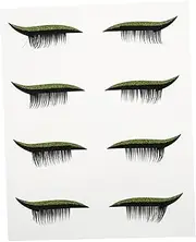 VINTORKY Temporary Eye Makeup Stickers 4 Pack Eyeliner Tape for Women Men Cosplay Carnival