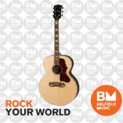 Gibson SJ-200 Studio Walnut Acoustic Guitar Antique Natural w/ Pickup & Hardcase