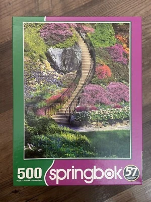 Springbok GARDEN STAIRWAY 500pc Jigsaw Puzzle - NEW